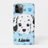 Dalmatian Blue Paw Print op maat Case-Mate iPhone Case (Achterkant)