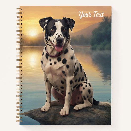 Dalmatian by Lake Notitieboek (Voorkant)