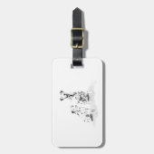 Dalmatian Canine Art Dog Bagagelabel (Voorkant verticaal)