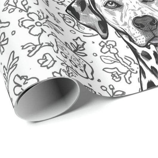 Dalmatian christmas cadeaupapier (Rol Hoek)