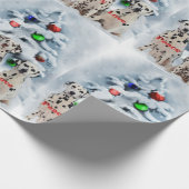 Dalmatian Christmas Cadeaupapier (Hoek)