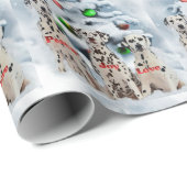 Dalmatian Christmas Cadeaupapier (Rol Hoek)