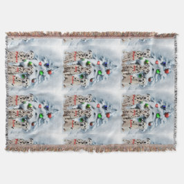 Dalmatian Christmas Deken