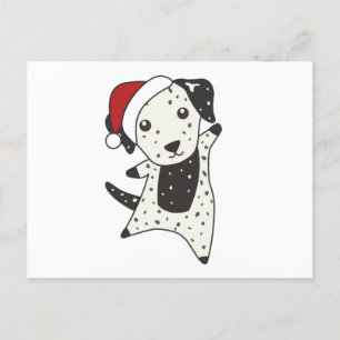 Dalmatian Christmas Dog Winter Animals Dogs Briefkaart
