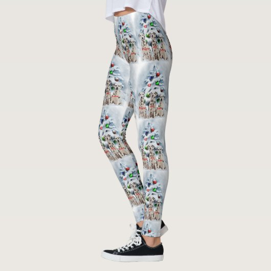 Dalmatian Christmas Leggings (Links)