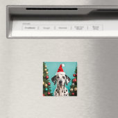 Dalmatian Christmas Magneet (Insitu (Vaatwasser))