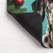 Dalmatian Christmas Muismat (Hoek)