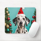 Dalmatian Christmas Muismat (Met muis)