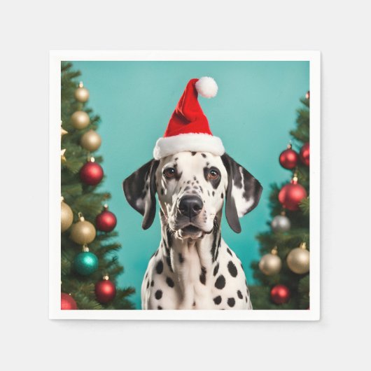 Dalmatian Christmas Servet (Voorkant)