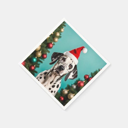 Dalmatian Christmas Servet (Hoek)