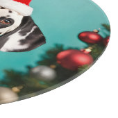 Dalmatian Christmas Snijplank (Hoek)