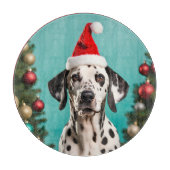 Dalmatian Christmas Snijplank (Voorkant)