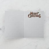 Dalmatian Christmas Stocking Feestdagen Kaart (Binnen)