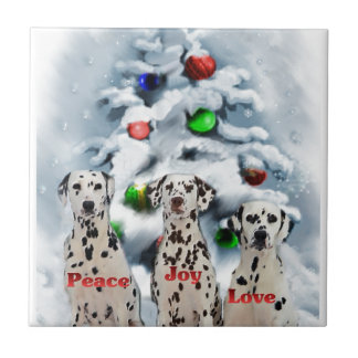 Dalmatian Christmas Tegeltje