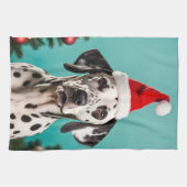 Dalmatian Christmas Theedoek (Horizontaal)