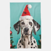 Dalmatian Christmas Theedoek (Verticaal)