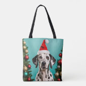 Dalmatian Christmas Tote Bag (Achterkant)