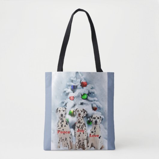 Dalmatian Christmas Tote Bag (Voorkant)