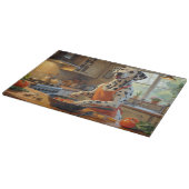 Dalmatian Cooking in Kitchen Snijplank (Hoek)