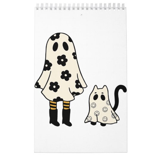 Dalmatian Costume Funny Halloween Puppy Dog Mannen Kalender (Hoes)