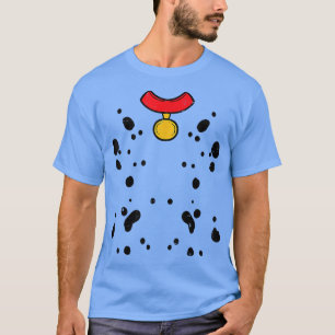 Dalmatian Costume Funny Halloween Puppy Dog Mannen T-shirt