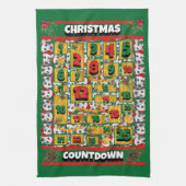 Dalmatian Counterdown Kerstmis Advent Calendar Dog Theedoek (Verticaal)