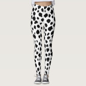 Dalmatian Cow Print Leggings (Voorkant)