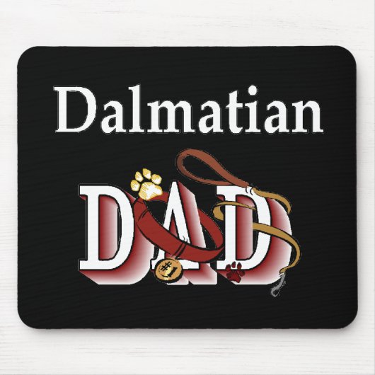Dalmatian Dad Gifts Muismat (Voorkant)