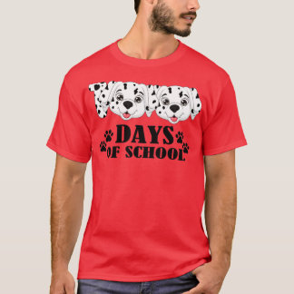 Dalmatian Dog 100 dagen school Dalmatian Dog Tea T-shirt