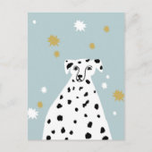 Dalmatian Dog Abstracte illustratie kunst Briefkaart (Voorkant)