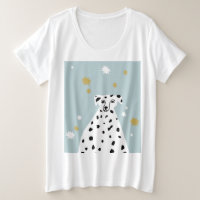 Dalmatian Dog Abstracte illustratie kunst