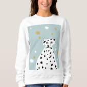 Dalmatian Dog Abstracte illustratie Trui (Voorkant)