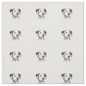 Dalmatian Dog Art Fabric Stof (Swatch)