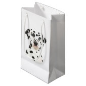 Dalmatian Dog art Klein Cadeauzakje (Voorkant Gekanteld)