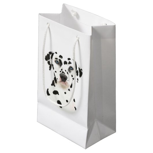 Dalmatian Dog art Klein Cadeauzakje (Voorkant Gekanteld)