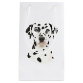 Dalmatian Dog art Klein Cadeauzakje (Voorkant)
