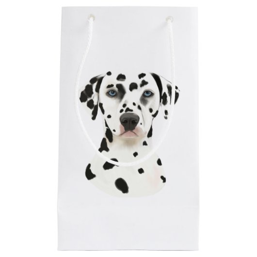 Dalmatian Dog art Klein Cadeauzakje (Voorkant)
