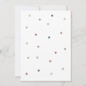 Dalmatian Dog Baby shower Kaart (Achterkant)