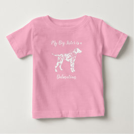 Dalmatian Dog Baby shower Puppy Pink Girl