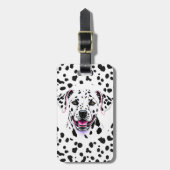 Dalmatian Dog Bagagelabel (Voorkant verticaal)