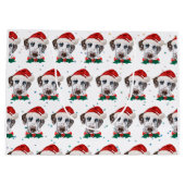 Dalmatian Dog Breed Christmas Groot Cadeauzakje (Achterkant)