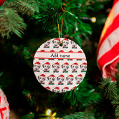 Dalmatian Dog Breed Christmas Keramisch Ornament