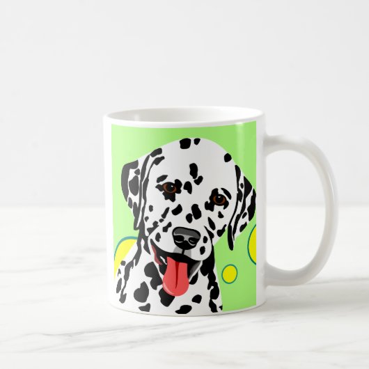 Dalmatian Dog Breed Koffiemok (Rechts)