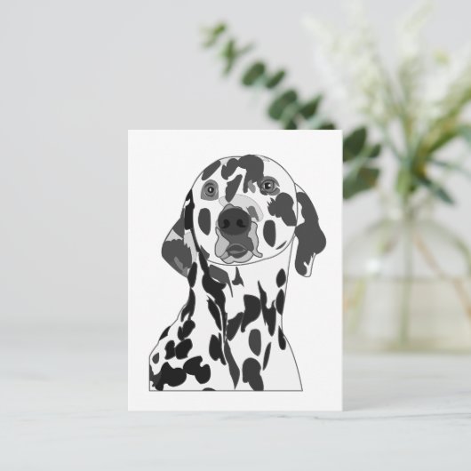 Dalmatian Dog Briefkaart (Staand voorkant)