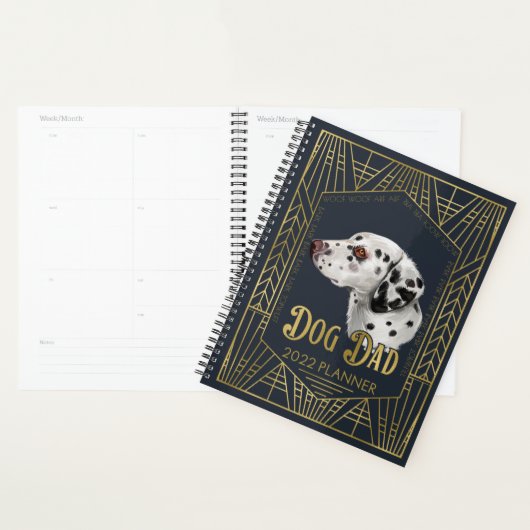 Dalmatian Dog Dad Funny 2022 Planner (Display)