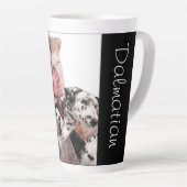 Dalmatian Dog Dogs schattige zwarte witte Mok (Rechterhoek)