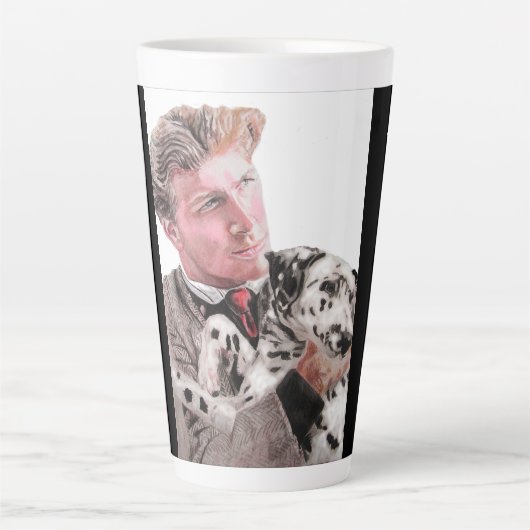 Dalmatian Dog Dogs schattige zwarte witte Mok (Voorkant)