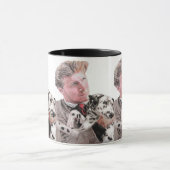 Dalmatian Dog Dogs schattige zwarte witte Mok (Midden)