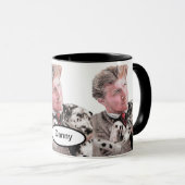 Dalmatian Dog Dogs schattige zwarte witte Mok (Voorkant rechts)