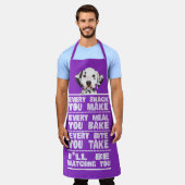 Dalmatian Dog Elke snack die je bakt Schort (Gedragen)